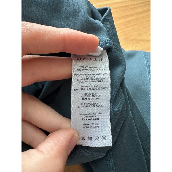 Alphalete‎ blue/Teal Leggings size Small - Picture 4 of 4